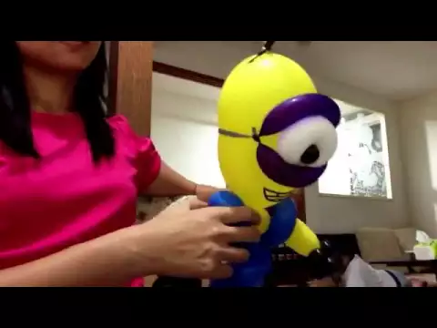 minion balloon despicable me 折氣球 神偷奶爸 globoflexia minion part